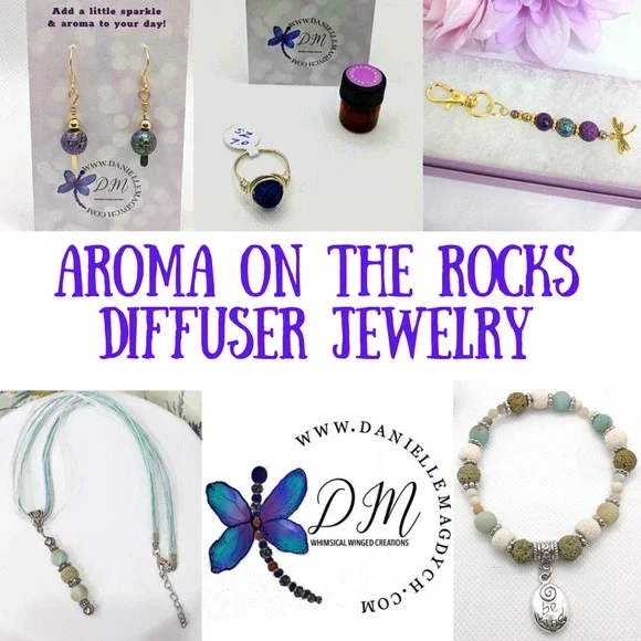 Dalmatian Jasper Beaded Bracelet Handmade Black Lava Stones Tibetan Silver Charm - Picture 2 of 10